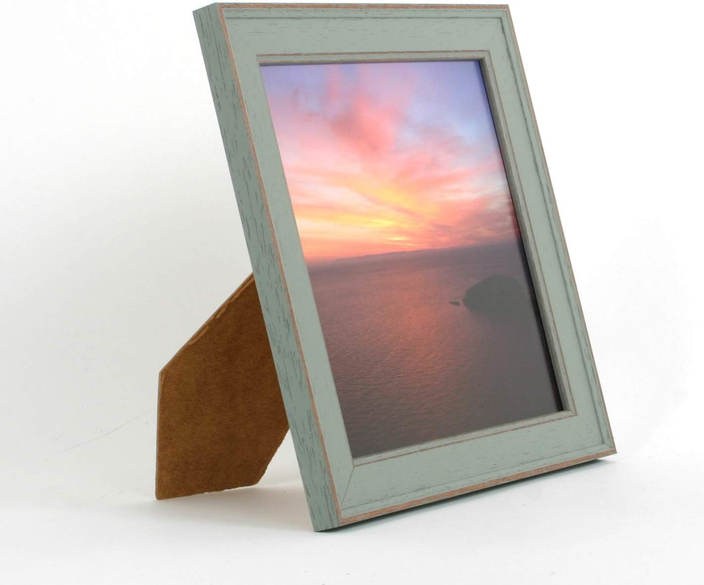 Wall Space Shabby Chic Square Frame 8x8 Green 8 x 8 inch Square Photo