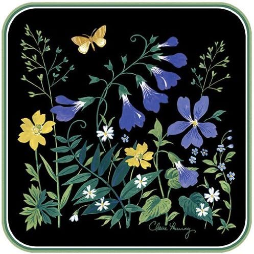 Trivet Set Hot Pad for Dining Table or Kitchen Decorative Floral Design Set of 2 Claire Murray