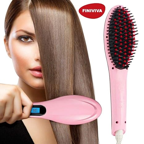 Finiviva Hair Electric Comb Brush 3 In 1 Ceramic Fast Hair