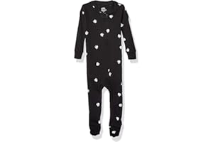 �鶹�� Essentials Baby-Girls Cotton Snug-Fit Footed Sleeper Pajamas