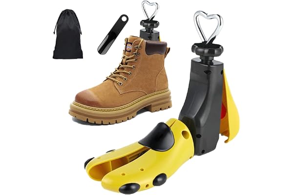 Tigcent Shoe Stretcher Men Women, Boot Stretcher Women Men Shoe Tree Adjustable Shoe Stretcher Wide Feet (Pack of 1)