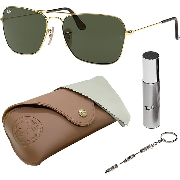 Amazon.com: Ray-Ban Unisex RB3136 Caravan Square Sunglasses  display picture 2