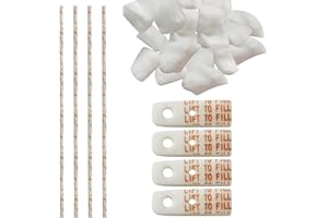 UOMIO Wick and Cotton Replacement, Wick Replacement, Lighter Replacement Repair Kit, Universal Lighter Replacement Repair Kit Pack, Repair Kit for Lighters, Cotton Lighter Wicks for Lighter Accessorie