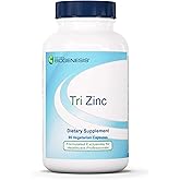 Nutra Biogenesis Tri Zinc - Chelated Zinc Glycinate Supplement for Men and Women with Copper for Natural Immune Support and Skin Health, 30mg Chelate Per Pill - 90 Capsules