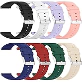 Xininyia 8-Pack Compatible with iTech Fusion 3 Smart Watch Bands, Soft Silicone Adjustable Wristband Straps Replacement Bands