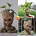 Aikes Groot Action Figures Guardians of The Galaxy Flowerpot Baby Cute Model Toy Pen Pot Best Gifts 6.3in (Original Version) (Original Version)