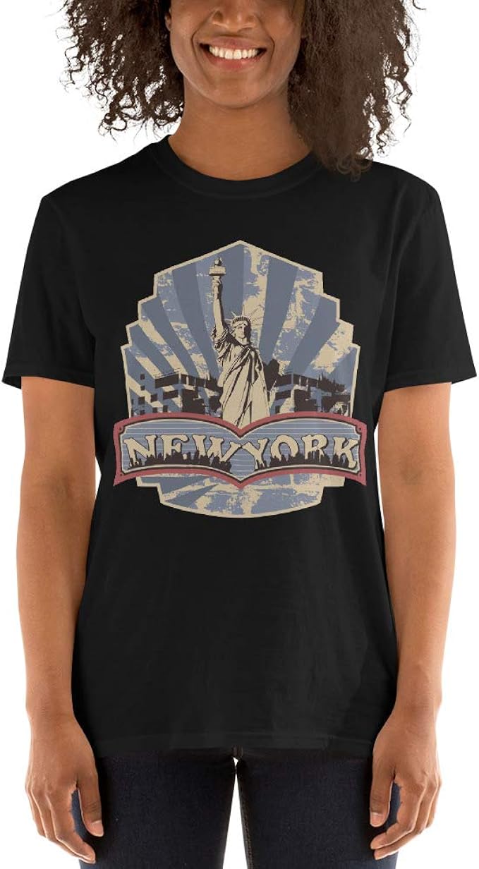 Amazon.com: Vaansa Styles - New York Short-Sleeve Unisex T-Shirt: Clothing