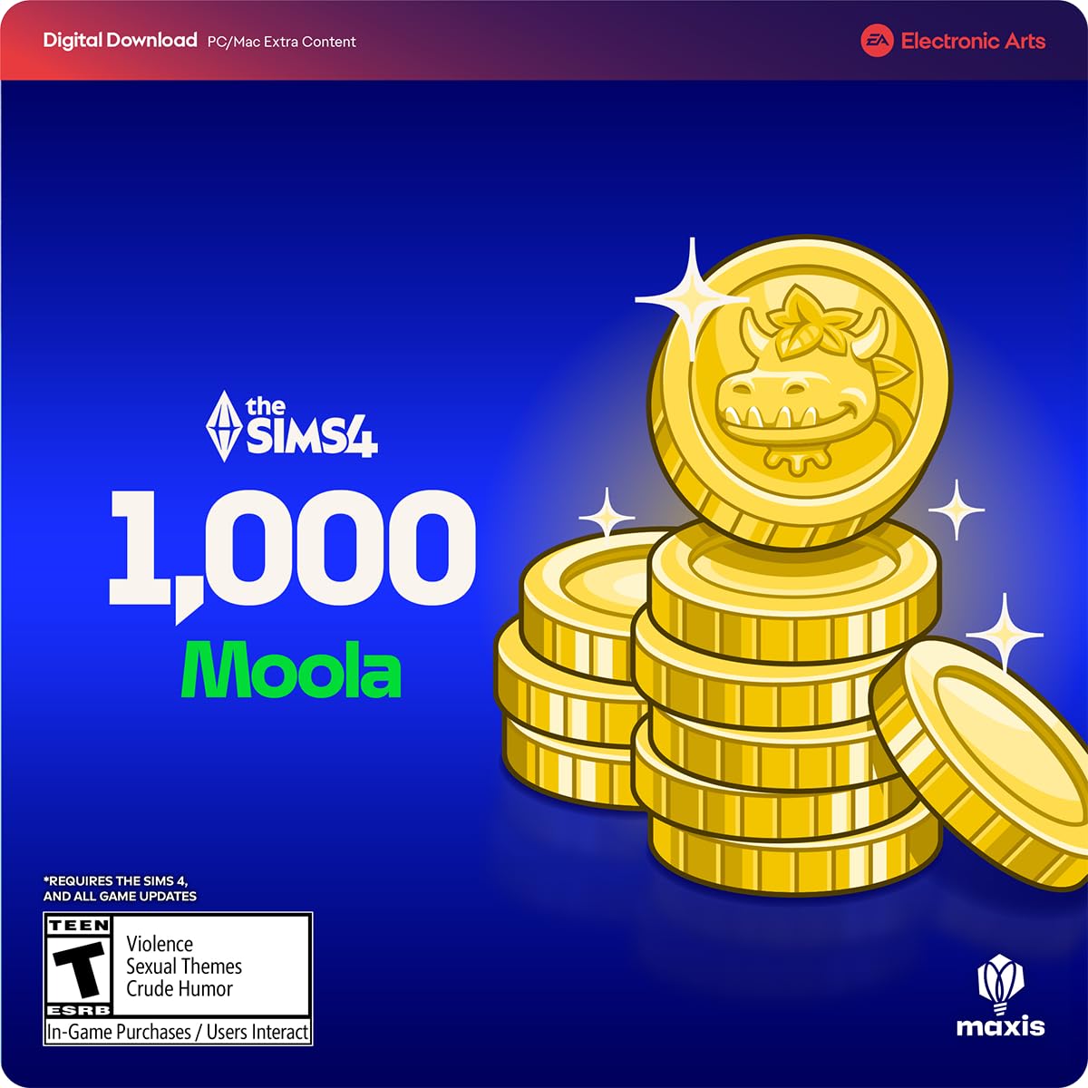 The Sims 4 | 1000 Moola | EA App Digital Code