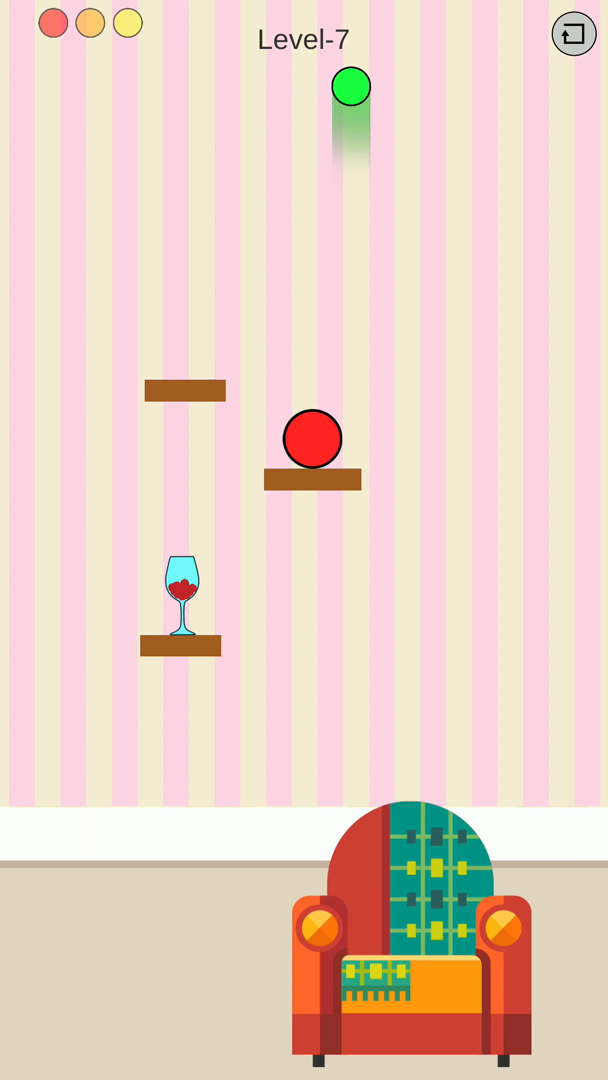 Spill it ball Flip and Drop Fun games offline Free thinking brain