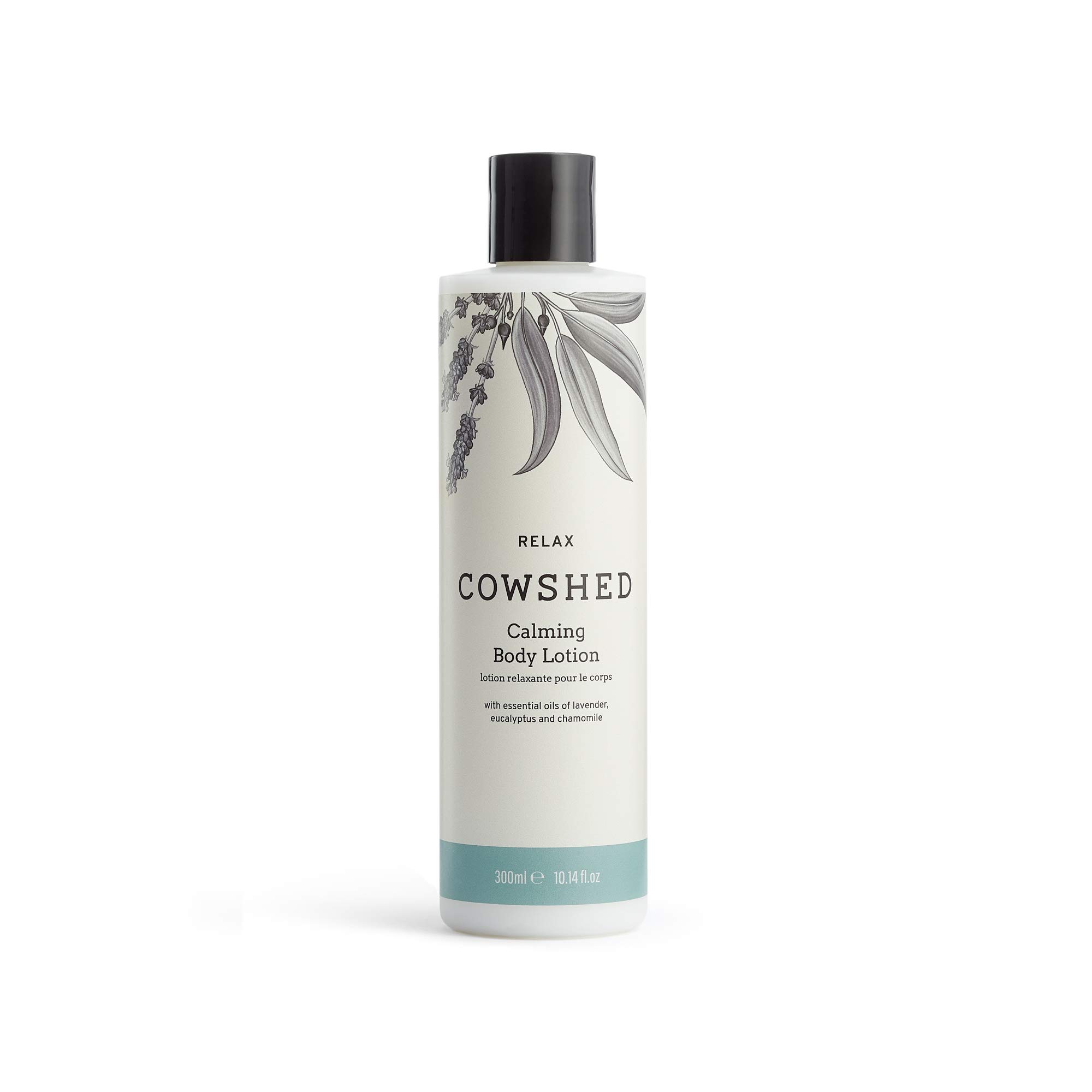 Cowshed Relax Body Lotion – 300ml – Vegan Body Lotion for Women | Calming Lavender & Eucalyptus | Shea Butter & Cocoa Butter Moisturiser | Paraben Free Body Cream for Dry Skin