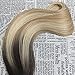 Moresoo 18inch Hair Extensions Tape in Real Human Hair 20pcs 50g Per Pack Skin Weft Tape in Hair Extensions Color #2 Brown Fading to Blonde #27 Mixed #613