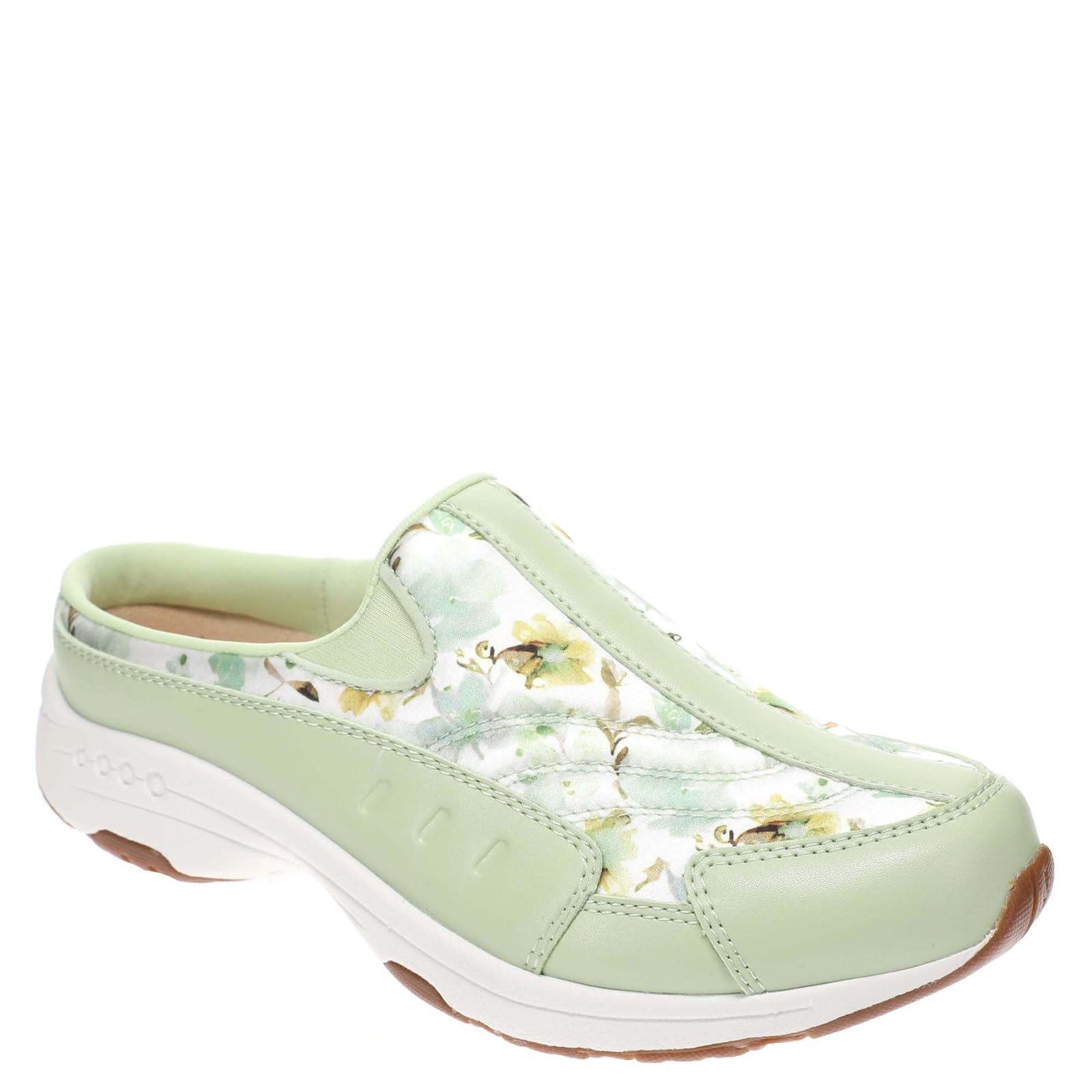 Easy Spirit Traveltime Women's Slip On, 8 B(M) US, Sage-White-Floral Image