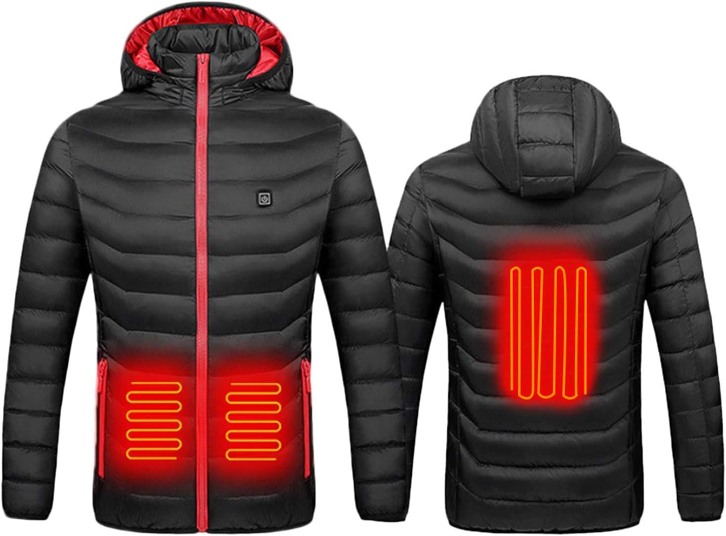 Women's Upgraded Heated Jacket, with 3 Optional Temperature USB Electric Heating Down Jacket