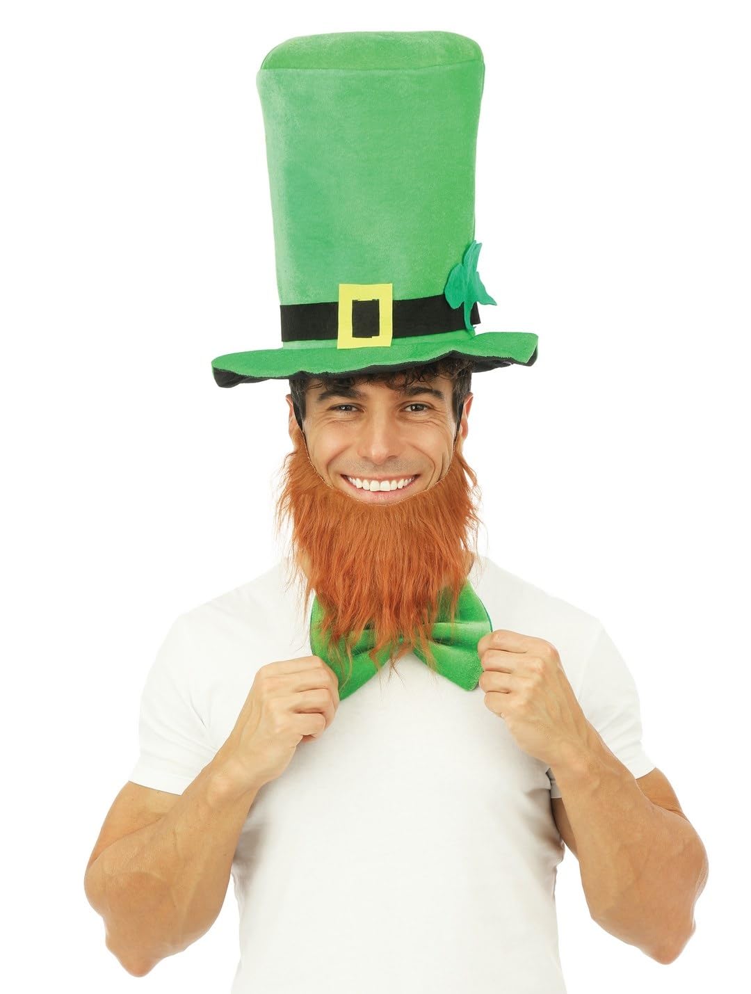P'tit Clown Saint Patrick's Day Green Velvet Hat - Green - One Size