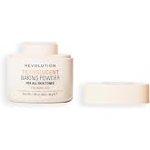 Revolution Loose Baking Powder, Translucent | Setting Powder with Talc-Free Formula for Shine Control &amp; Long-Lasting Makeup, Vegan &amp; Cruelty-Free, 1.05 oz