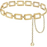 Suyi Waist Chain for Women Ladies Chunky Chain Belt for Dresses