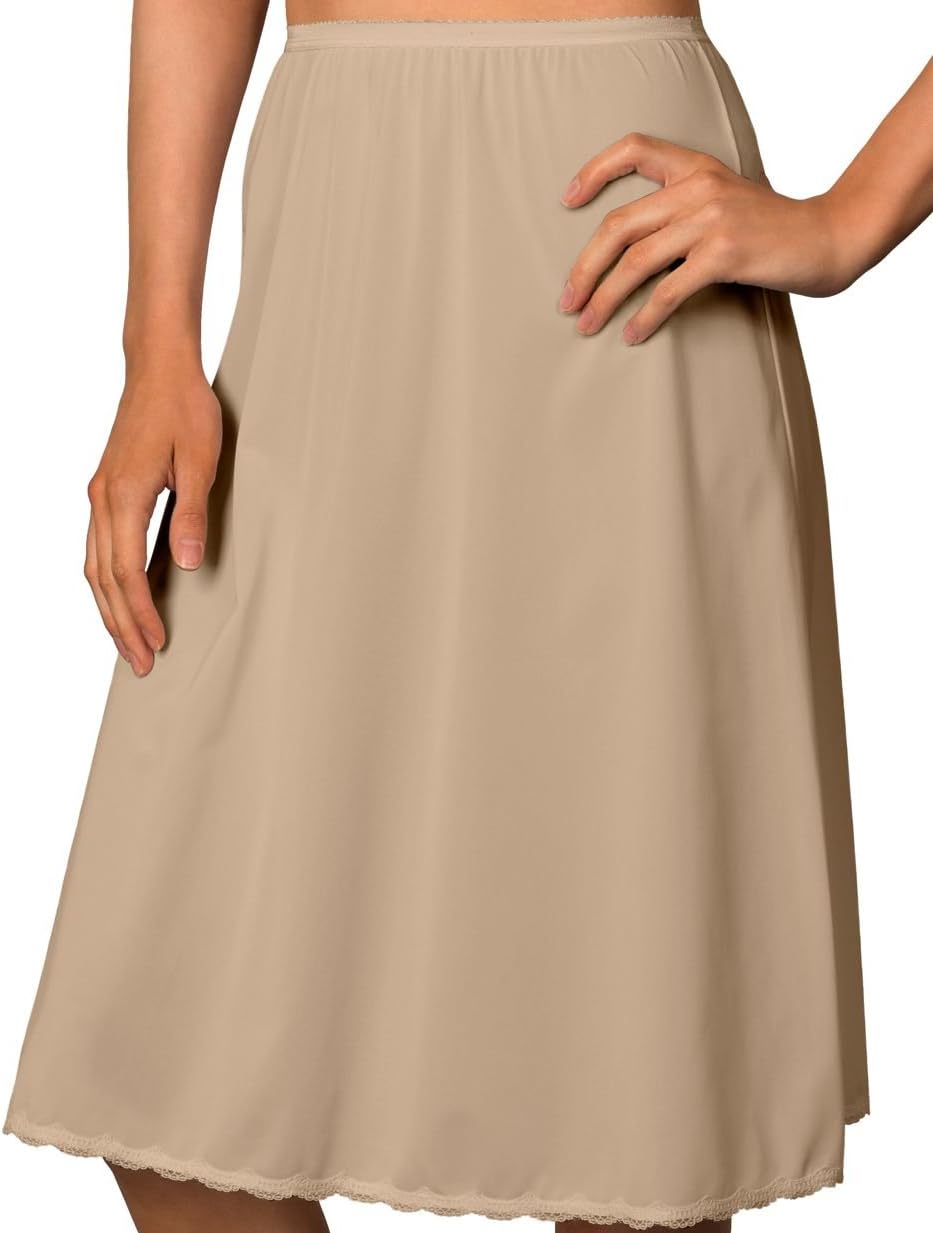 ShadowlineWomen's 11625X Plus 25 Inch Flare Daywear Half Slip