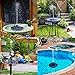 Solar Fountain for Bird Bath, FEELLE Solar Fountain Pump Floating Water Fountain for Birdbath, Pond, Pool, Garden