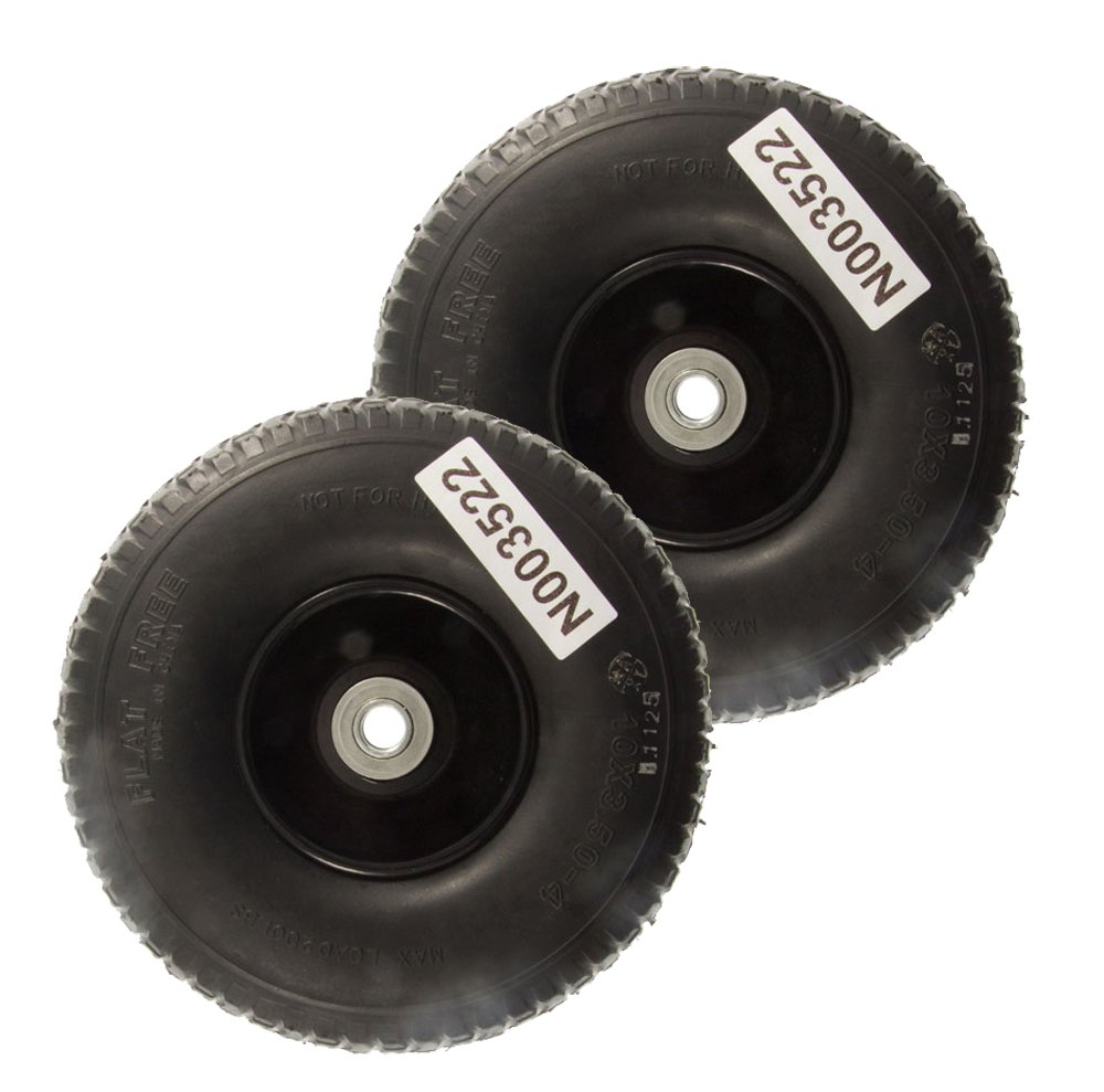 Pneumatic Pack) (2 Replacement Compressor Air D55146 DeWalt Wheel BLACK