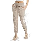 baleaf Women's Joggers with Zip Pockets Hiking Pants Lightweight Quick Dry Water Resistant Track Pants