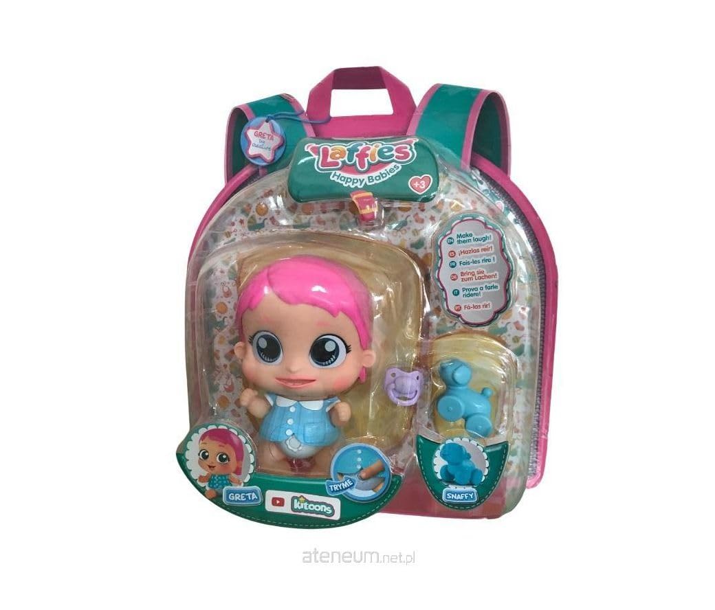 IMC TOYS Laffies Greta Interactive Doll That Really Laughs With Over 100 Reactions