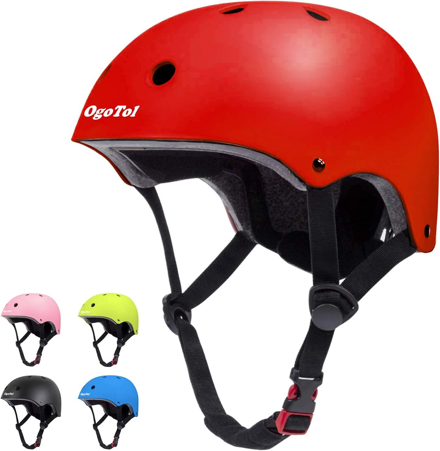 Kids Helmet Toddler Bike Helmets Adjustable Kids Helmet CPSC Certified Multi-Sport Safety Cycling Skating Scooter Helmet for Ages 3-8 Boys Girls (Black) : Sports & Outdoors