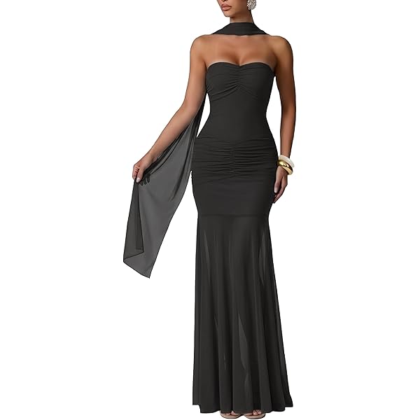 Amazon.com: BARDOT Yve Halter Maxi Dress for Women