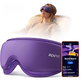 RENPHO x Headspace Eyeris Zen, Meditation Eye Massager with Heat, Portable Heated Eye Mask, Ultra-Quiet for Deeper Sleep, Gifts for Him, Women, Birthday, FSA Eligible HSA