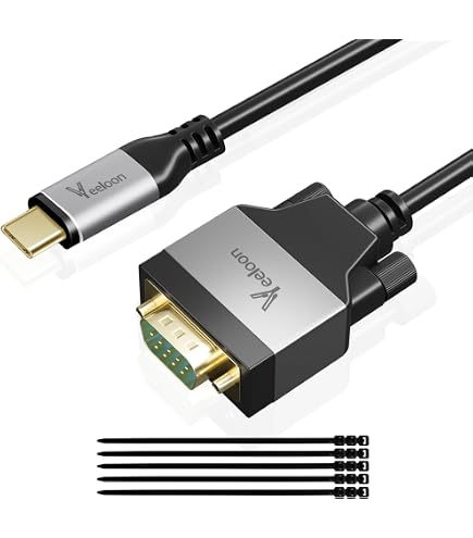 Câble USB Vers DB15 Avec Puce FT232RL – Pour Balances Yaohua, Communication RS232, Longueur 1,8 M