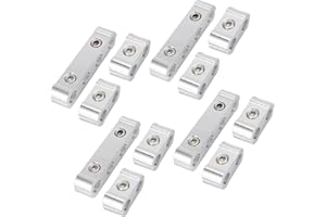 HEROFFIX 4 Set 8mm Car Engine Spark Plug Wire Separator Looms Divider Organizer Clamp Aluminum Alloy Silver Tone Replace Part