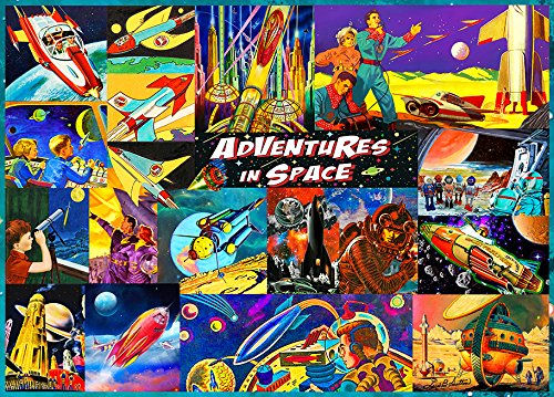Retro Space Travel 1000 Piece Jigsaw Puzzle JUST RELEASED
