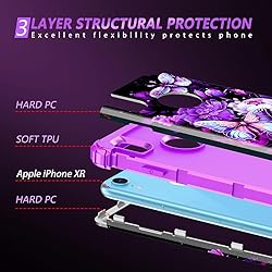 Miqala Compatible with iPhone XR Case,Glow in The