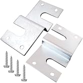 MK01 Splendide RV Washer Dryer or Combo Mounting Brackets Kit for Westland LG Clothes Washing Machine，Prevent Applications Shifting, Included 2 Brackets 4 Screws and Instruction