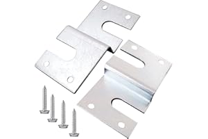 MEANHDAG MK01 Splendide RV Washer Dryer or Combo Mounting Brackets Kit for Westland LG Clothes Washing Machine，Prevent Applications Shifting, Included 2 Brackets 4 Screws and Instruction