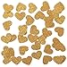 Ling's moment Confetti Hearts Christmas Decorations for Wedding Table Confetti Festival Items & Party Props, Gold Glitter Confetti - DIY Kits, 100pcs of 1