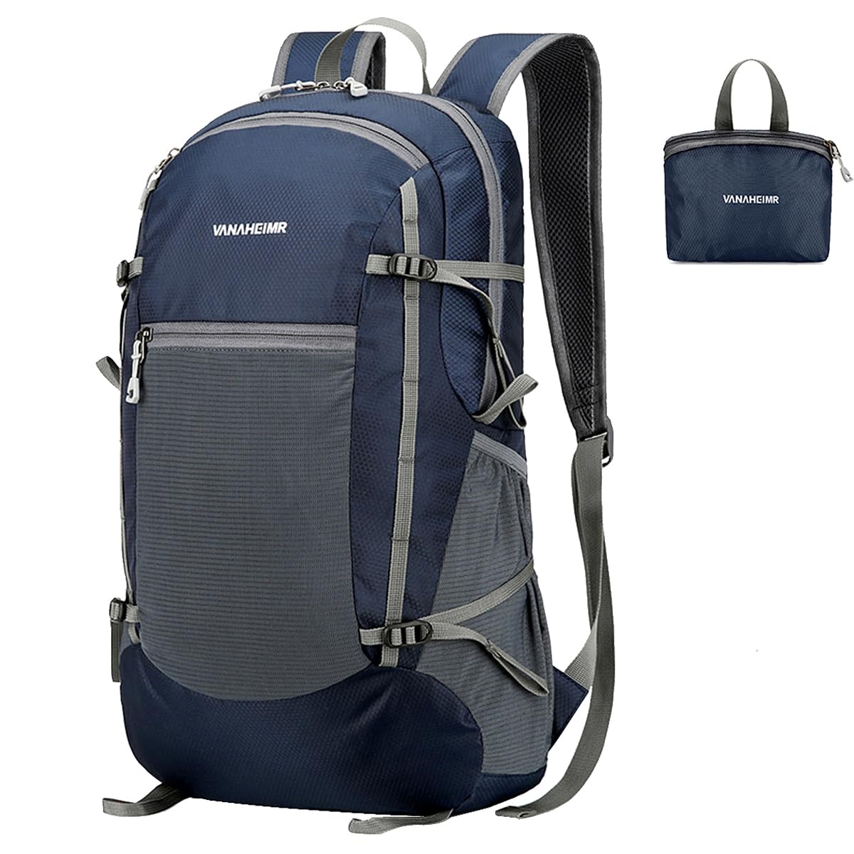 A-QMZL Hiking Backpack Camping Trekking Rucksack Outdoor Sports Waterproof Mountaineering Bag 30L Climbing Trekking Camping Rucksack for Men Women (blue)