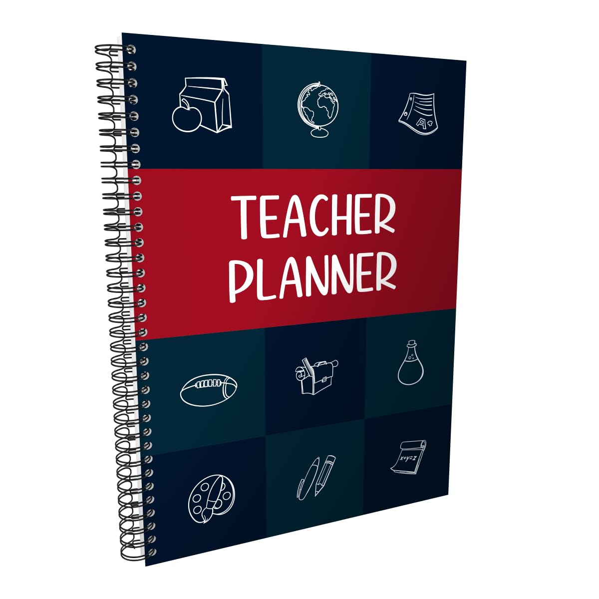 Undated UK Teacher Planner - A4, Primary/Secondary School, 7 Subjects/Periods