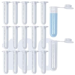 100Pcs 5ml Centrifuge Tubes with Snap Cap, Small