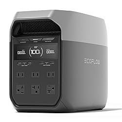 EF ECOFLOW DELTA 3 Portable Power Station, 1024Wh