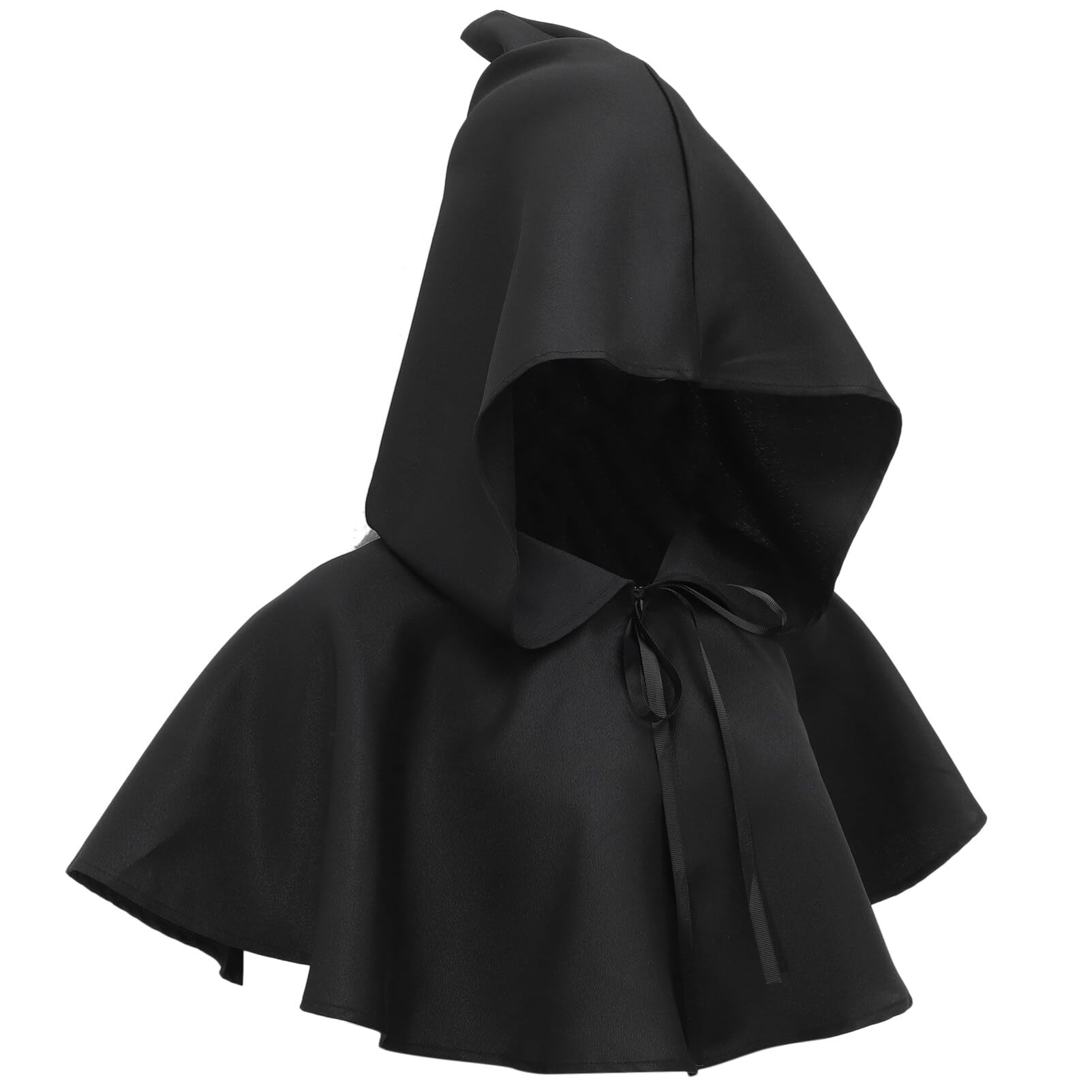 ifundom Medieval Cowl Hood Halloween Prop Witch Cosplay Hat Adults Halloween Costume Accessory Women