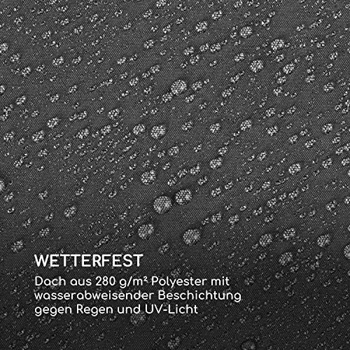 blumfeldt Pantheon Remote Shade Pavillon Pergola - Terrassendach, Aluminiumkantrohr, überdachte Fläche: 3 x 3 m… – Bild 7