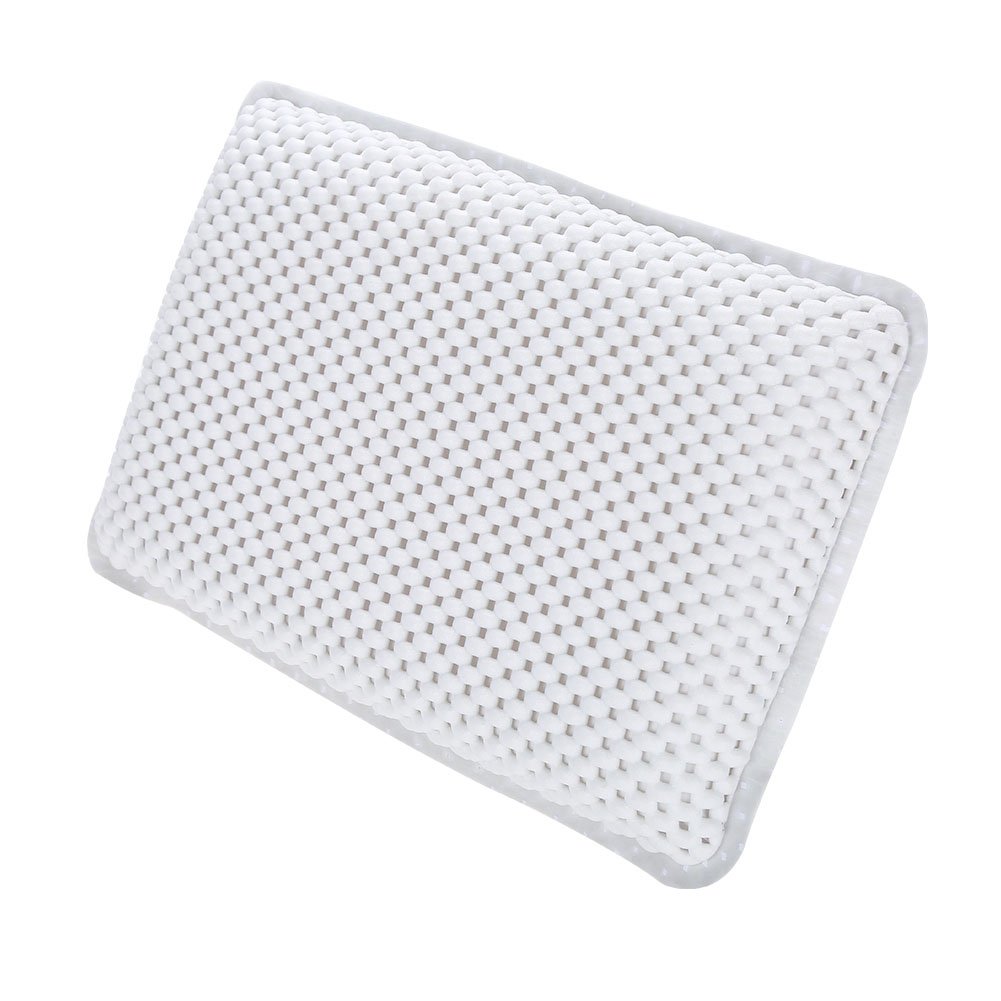 Bath Pillow - PVC Bath Pillow Non Slip Head Back and Back Foam Inner Padding Soft and Waterproof Bath Headrest