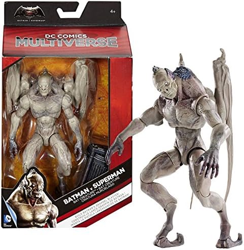 Mattel Year 2015 DC Comics Multiverse Batman v Superman Series 7 Inch Tall Figure - BAT CREATURE with Batman's Grapnel Blaster Replica Part #7