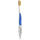 MOUTHWATCHERS Soft Flossing Manual Toothbrush, Adults, Ultra Clean, Blue | Floss-Tip Bristles for Sensitive Teeth and Gums, Soft Manual Brush, Deep Clean, BPA Free, Dr Plotka Design