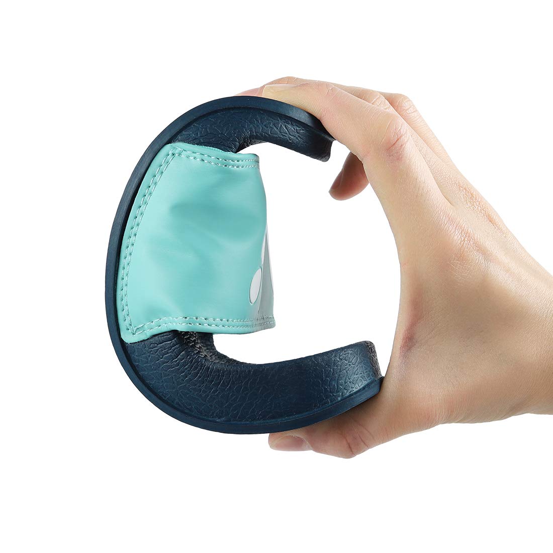 ZooYi Boys Girls Cartoon Bathroom Slide Slippers Kids Indoor Outdoor Soft Sandals Water Flip Flop Shoes (13.5 Little Kid, Mint)