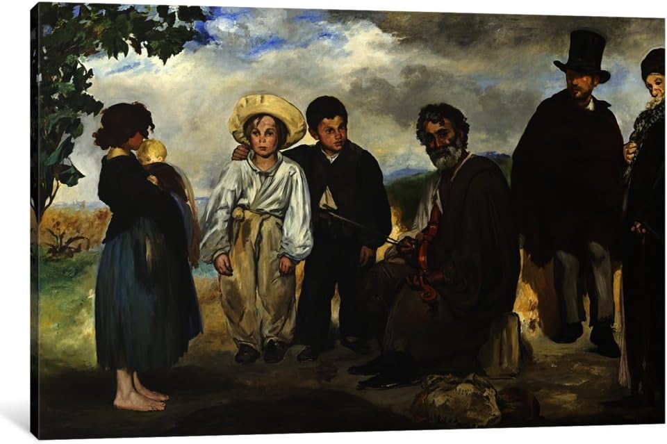 iCanvasART 1Piece The Old Musician Canvas