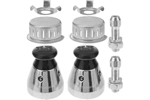 HEMOTON Pressure Cooker Relief Valve Replacement Set Universal Jigger Floater Sealer 0.98X0.98X1.57In 80Kpa for Safe Steam Re