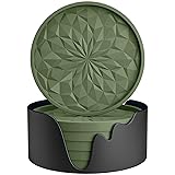 ME.FAN Silicone Coasters with Holder,[6