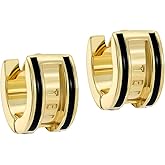 Ted Baker London Rolo Classic Color Enamel Roll Huggie Earrings for Women
