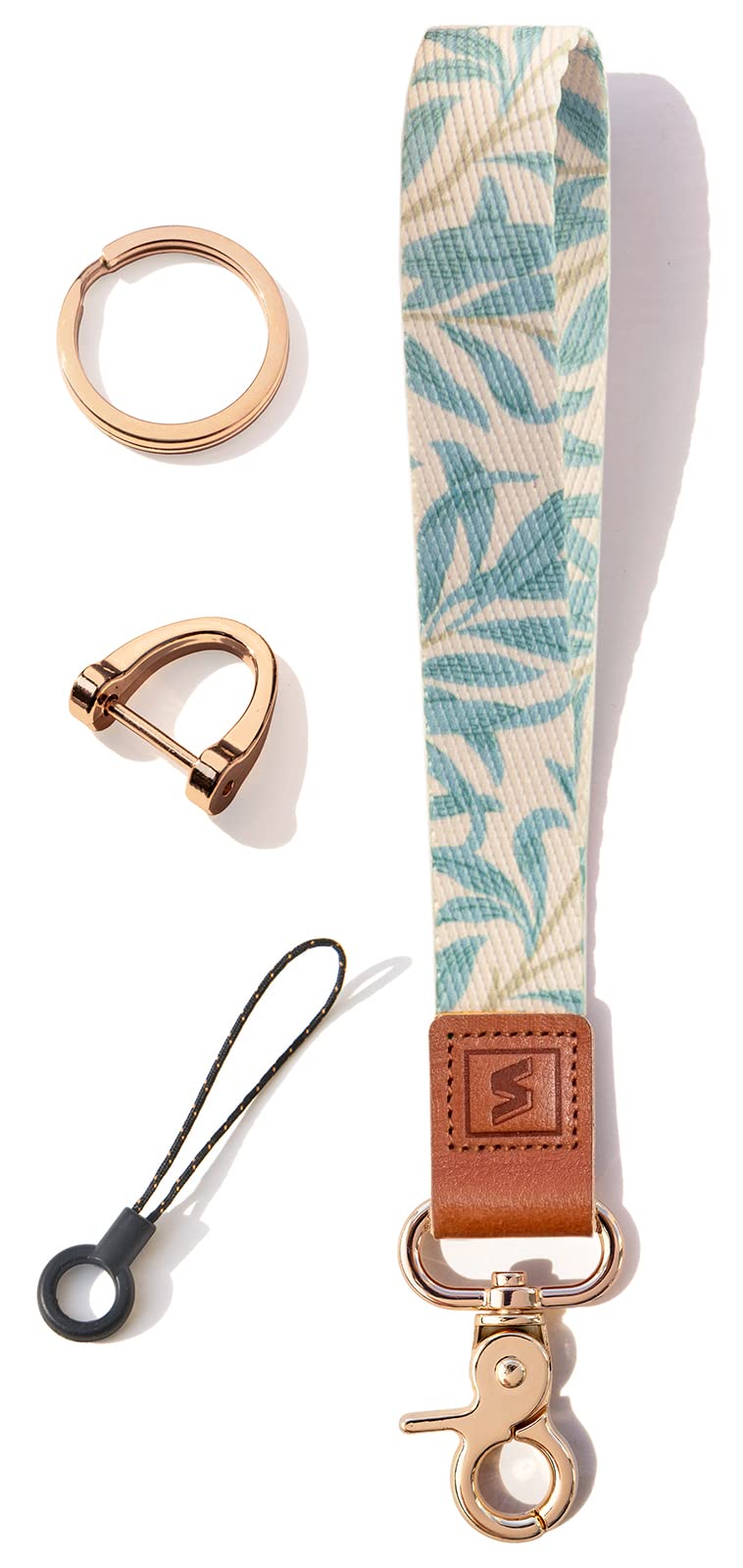 SENLLY Wristlet Lanyard Strap for Keys, Original Pattern Design Wrist Keychain Holder